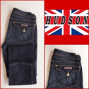 Hudson Jeans Stella Skinny Low Rise Dark Blue